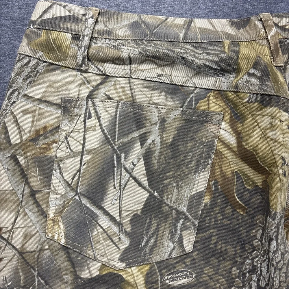 Outfitters Ridge Pants Mens 44x32 RealTree Hardwoods‎ Camo Double Knee Hunting